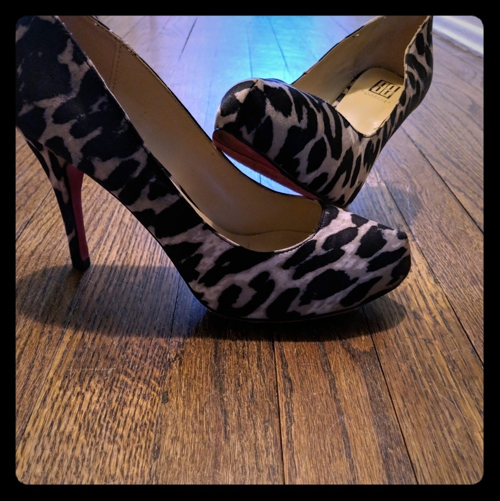 Leopard heels